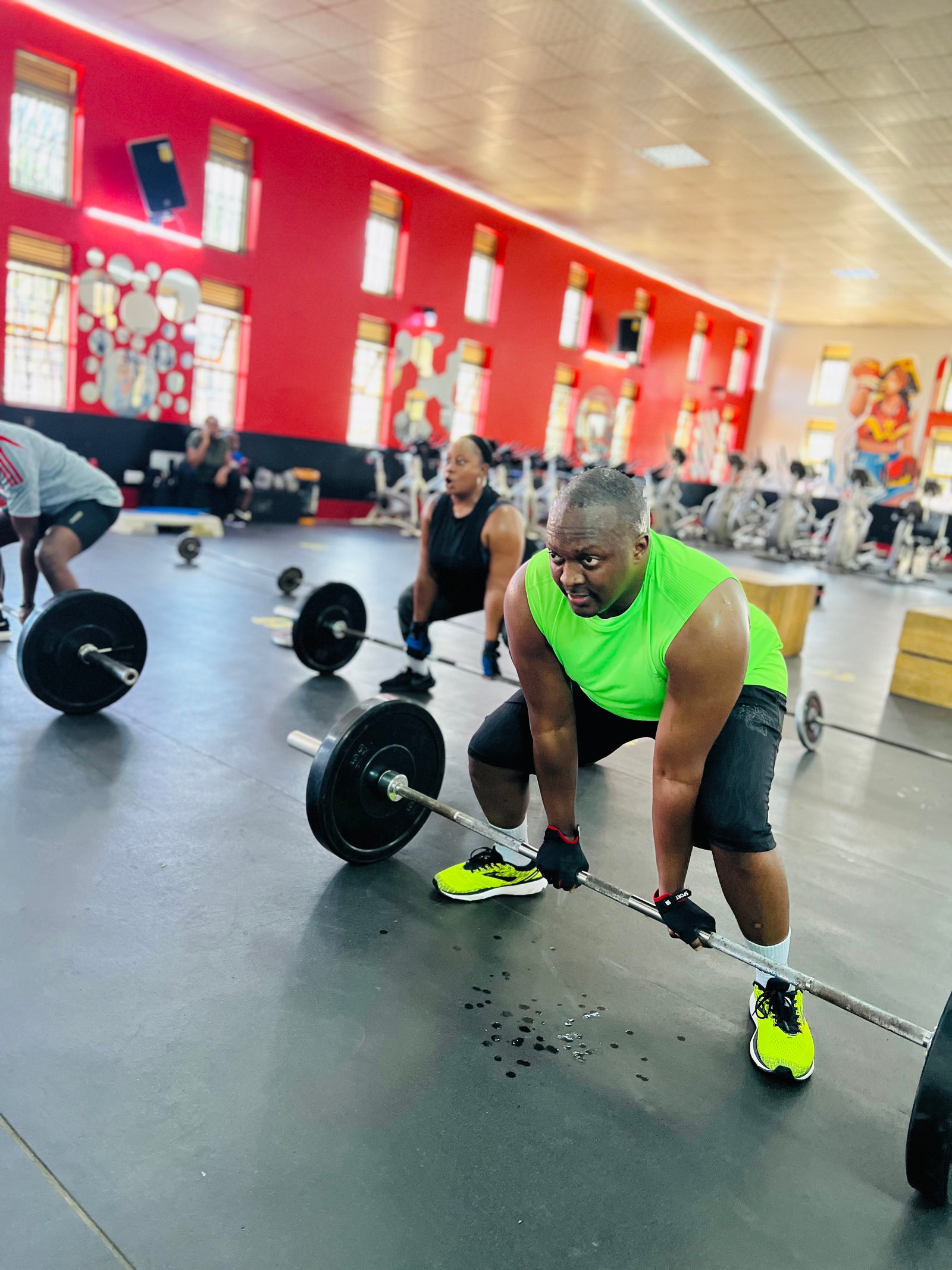 CrossFit group workout intensity