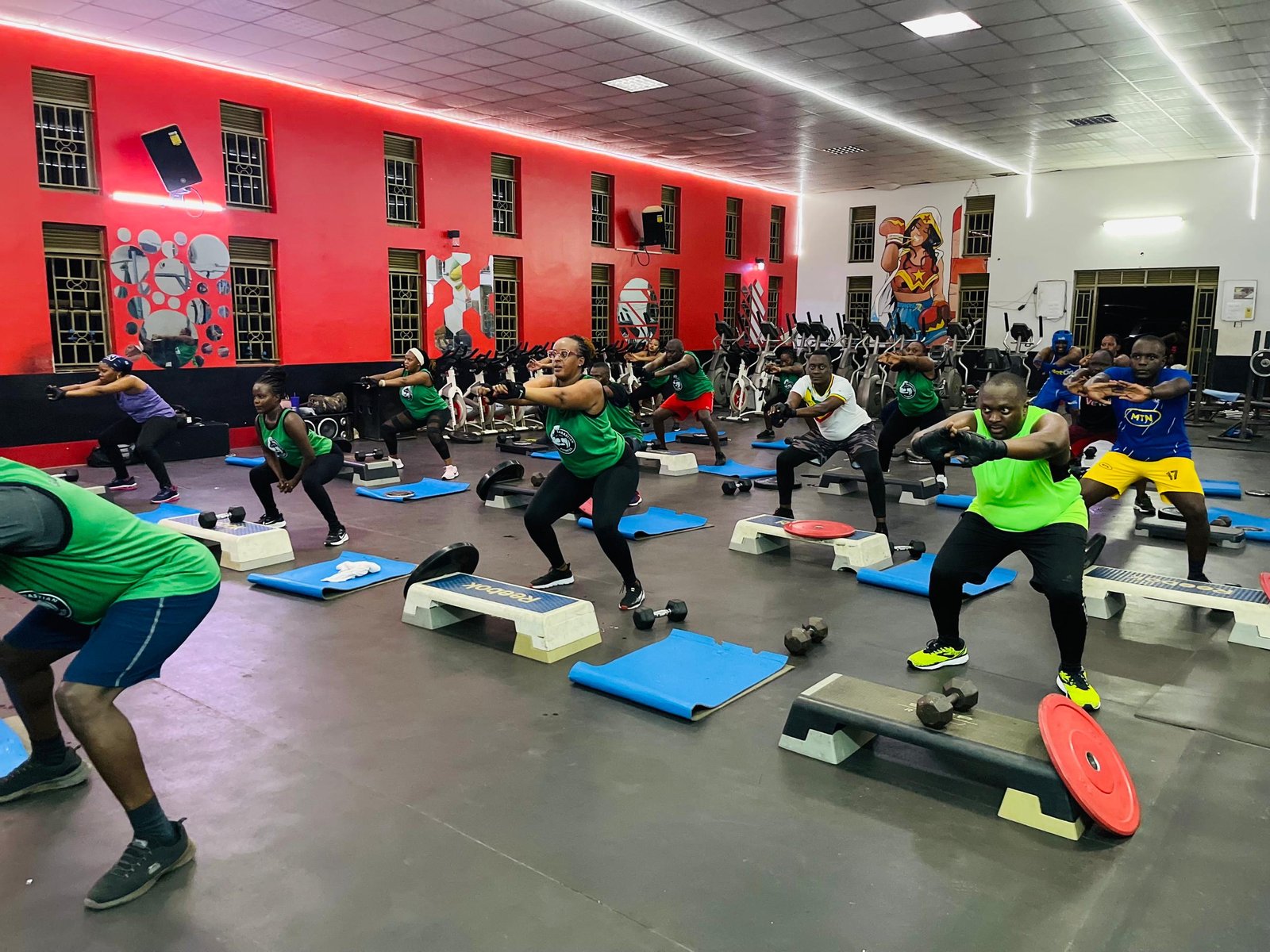 Sanity Session HIIT class in action